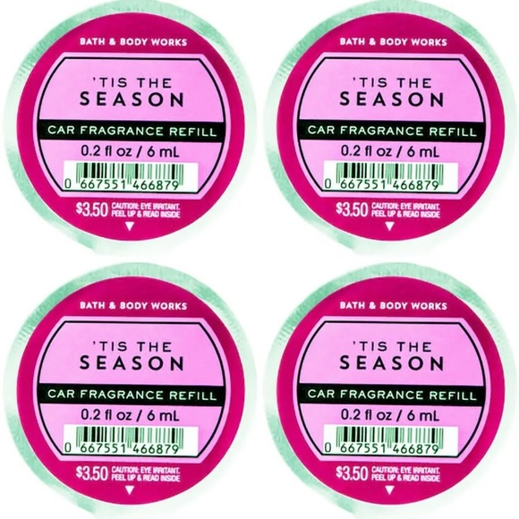 4 Bath & Body Works Scentportable Holiday Car Fragrance Refills YOU CHOOSE NEW - Picture 4 of 4